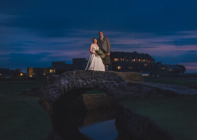 St Andrews wedding photo